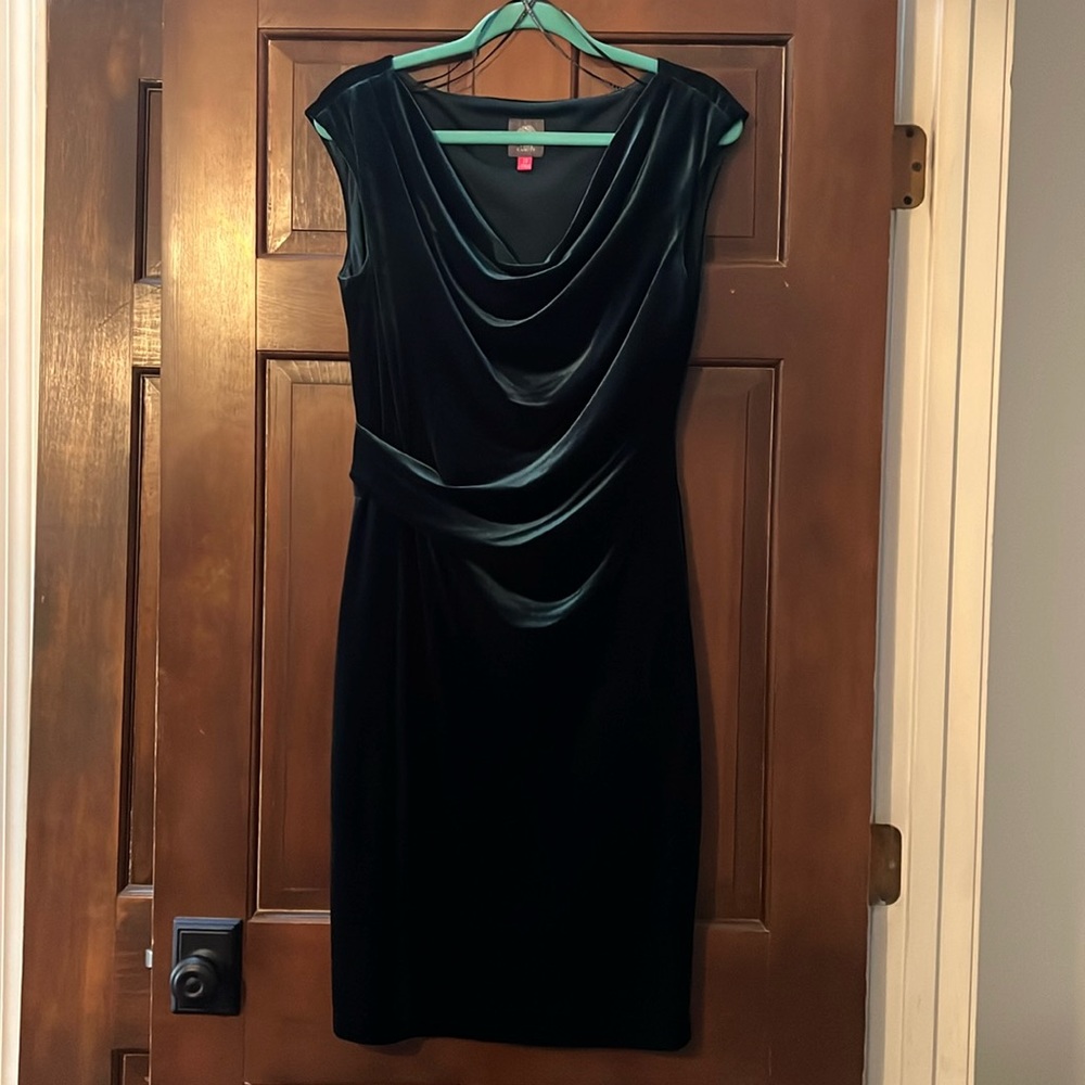 Emerald Green Cap Sleeve Dress